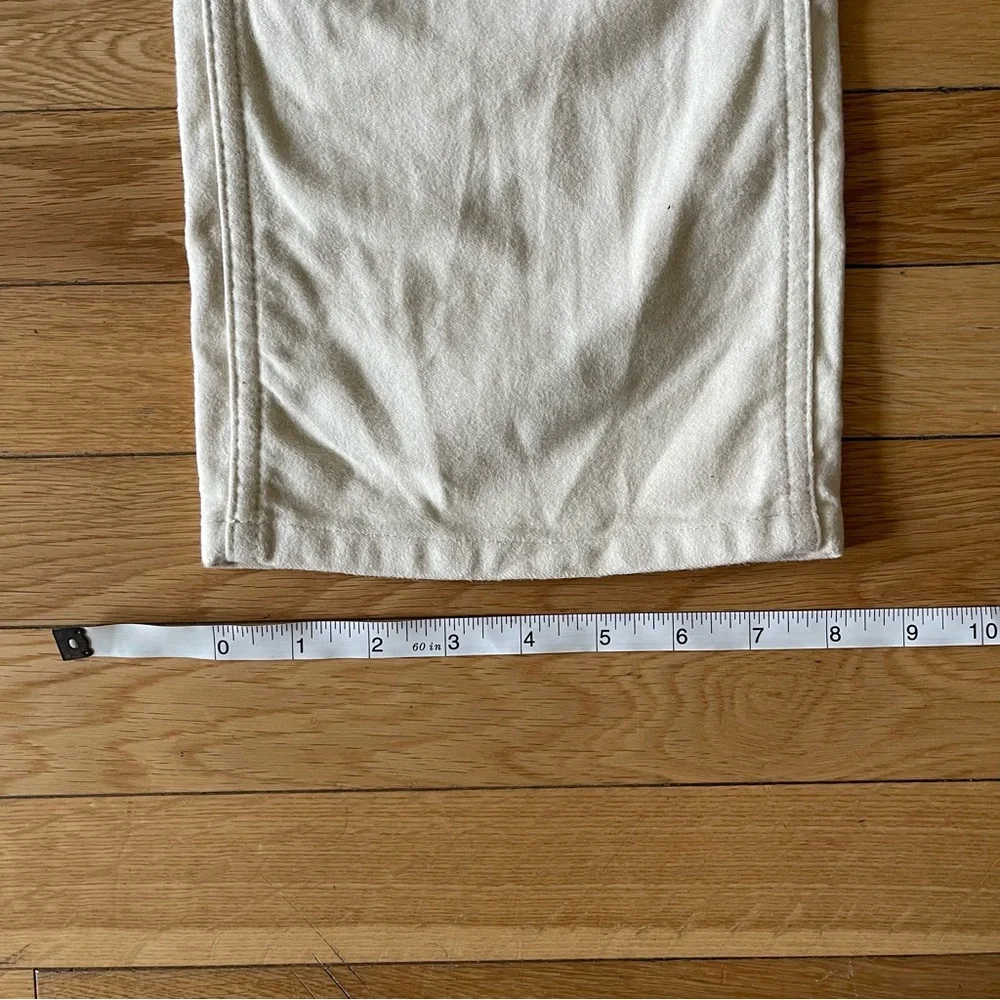 Todd Snyder Italian Stretch Moleskin Double Knee Carpenter Pants in Ecru - Picture 12 of 12